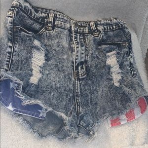 USA, Acid washed shorts 🇺🇸